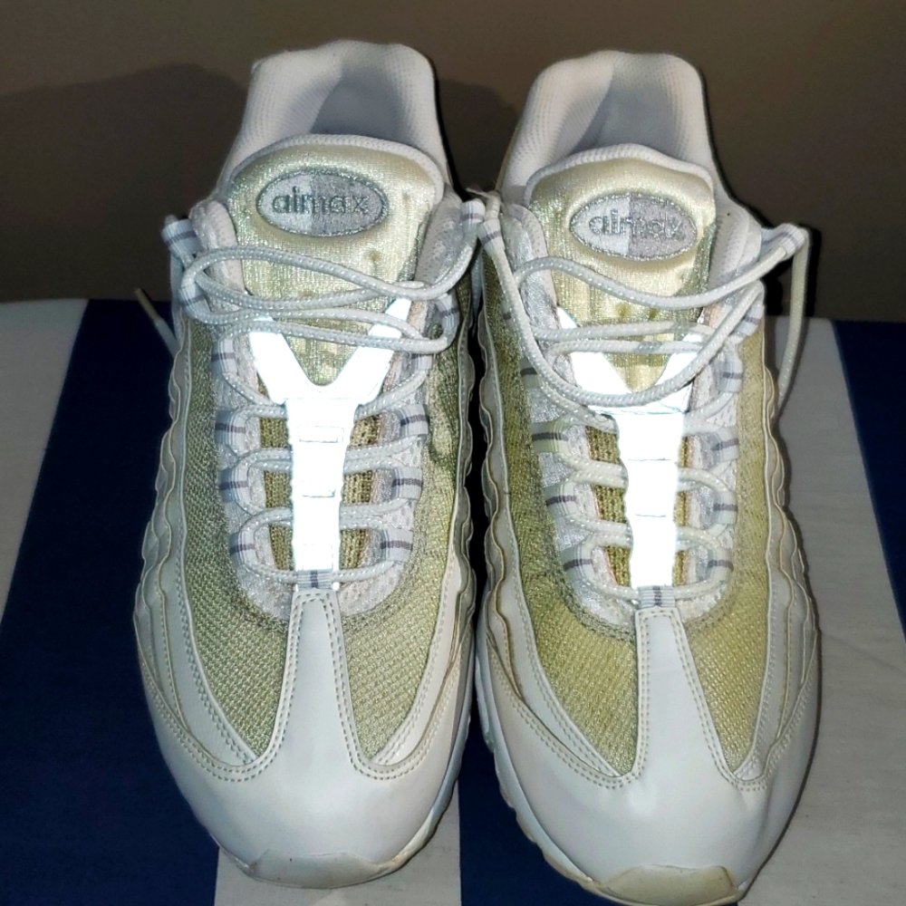 Air max 95 white and sliver